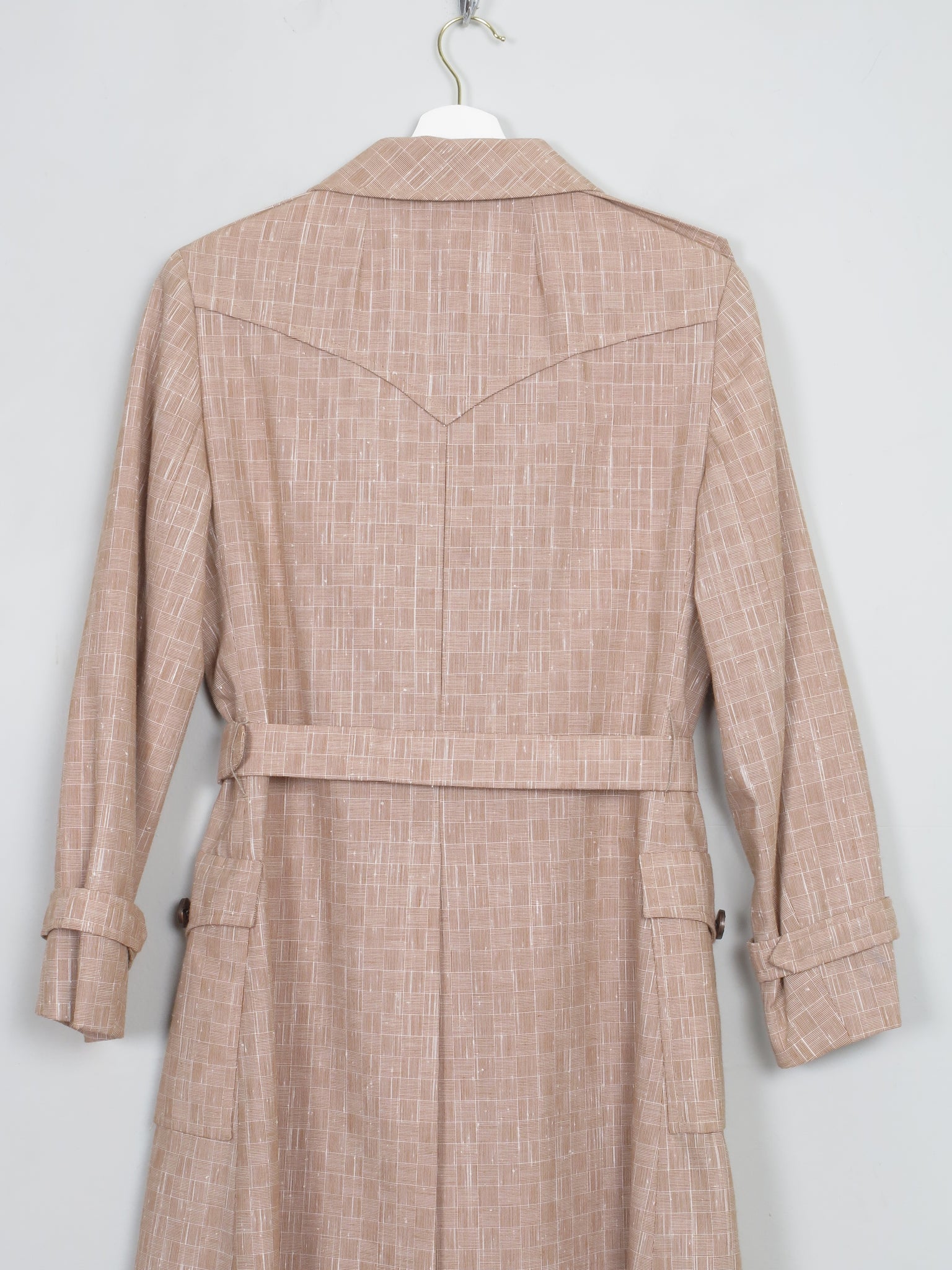 Vintage Thomas Wolfangle Trench Style Coat S