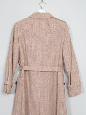 Vintage Thomas Wolfangle Trench Style Coat S