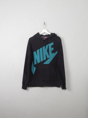 Men's Vintage Nike Spell-Out Hoodie Sweatshirt  M - The Harlequin