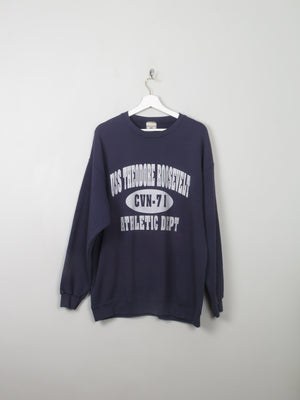 Men's Navy Vintage Lee Sweatshirt XL - The Harlequin