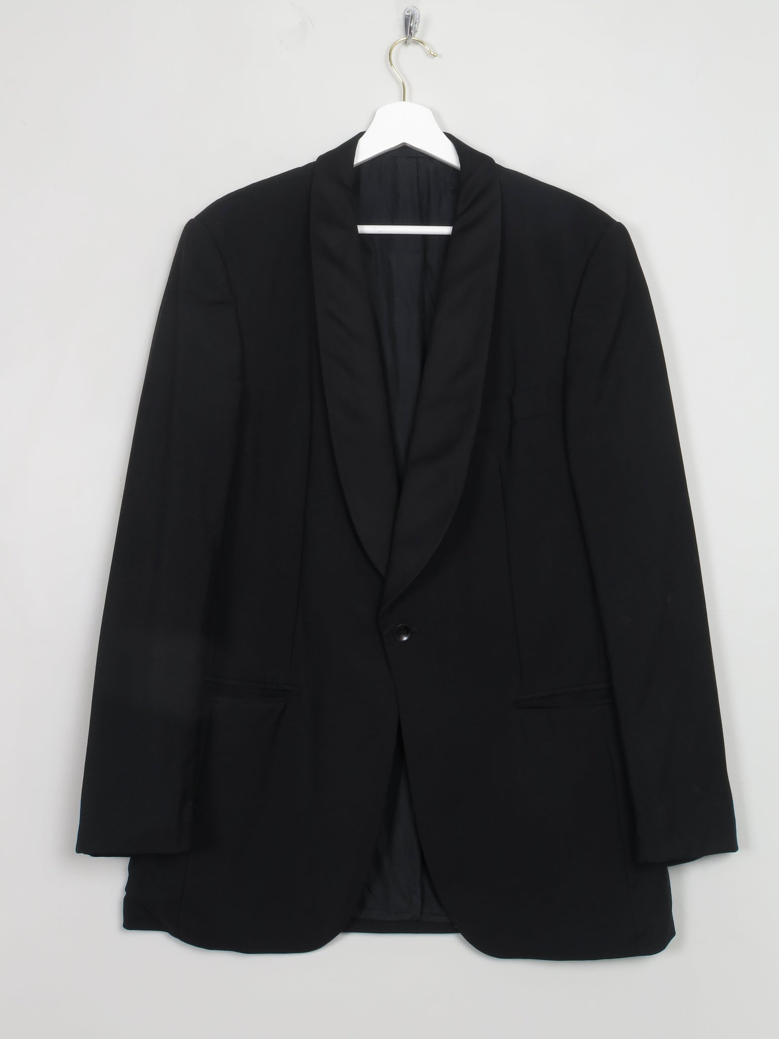 Men's Vintage Black Tuxedo Jacket 40" Long length