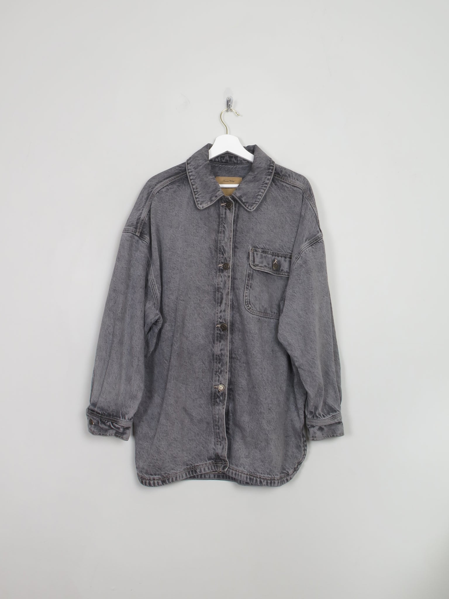 Women's Vintage Style American Vintage Denim Shirt M/L