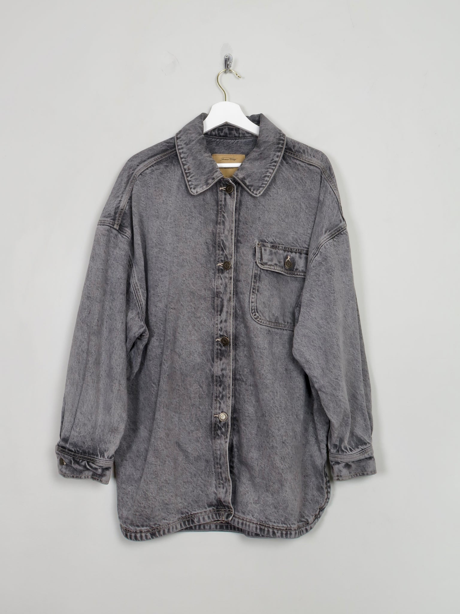 Women's Vintage Style American Vintage Denim Shirt M/L