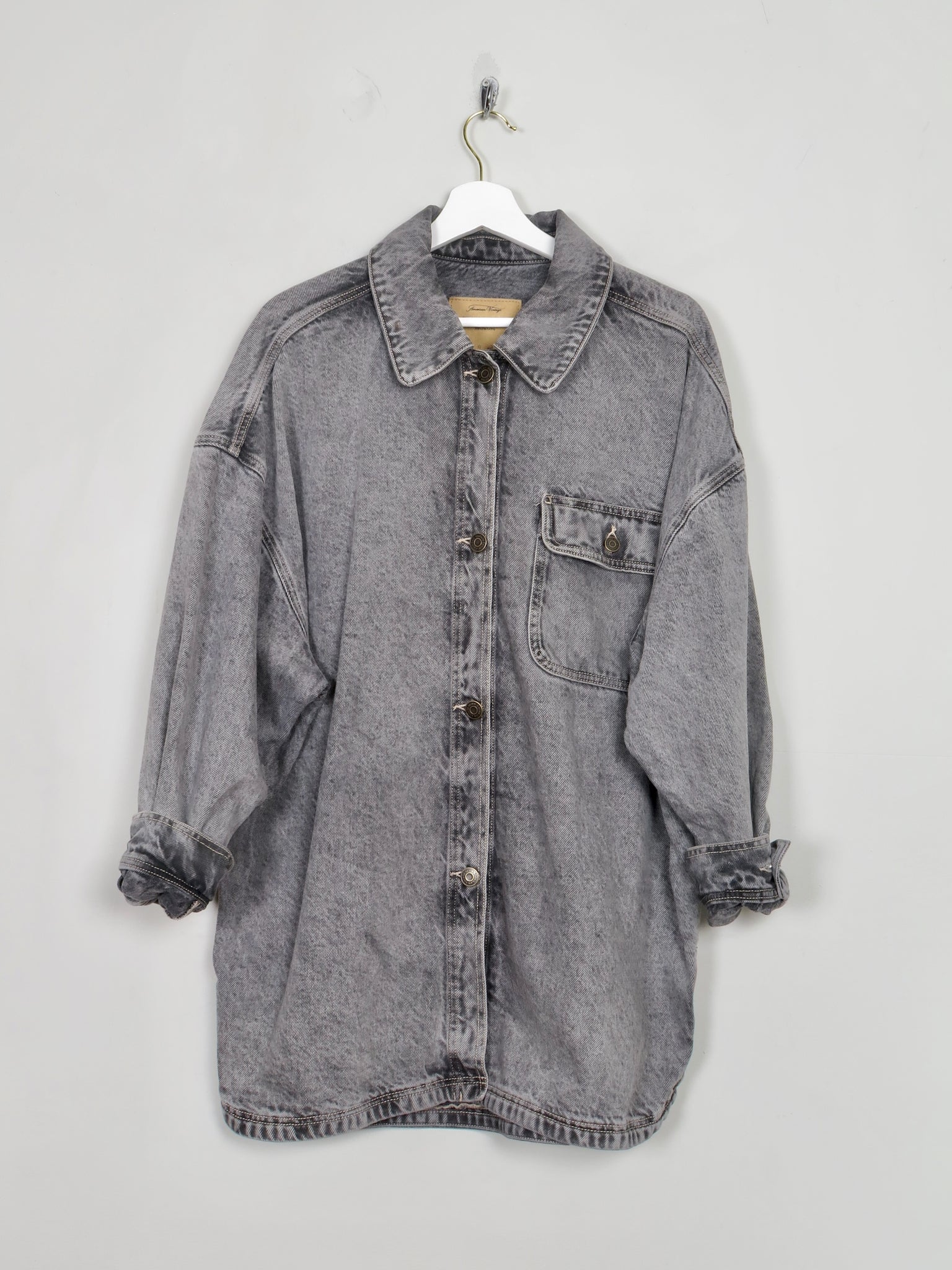 Women's Vintage Style American Vintage Denim Shirt M/L