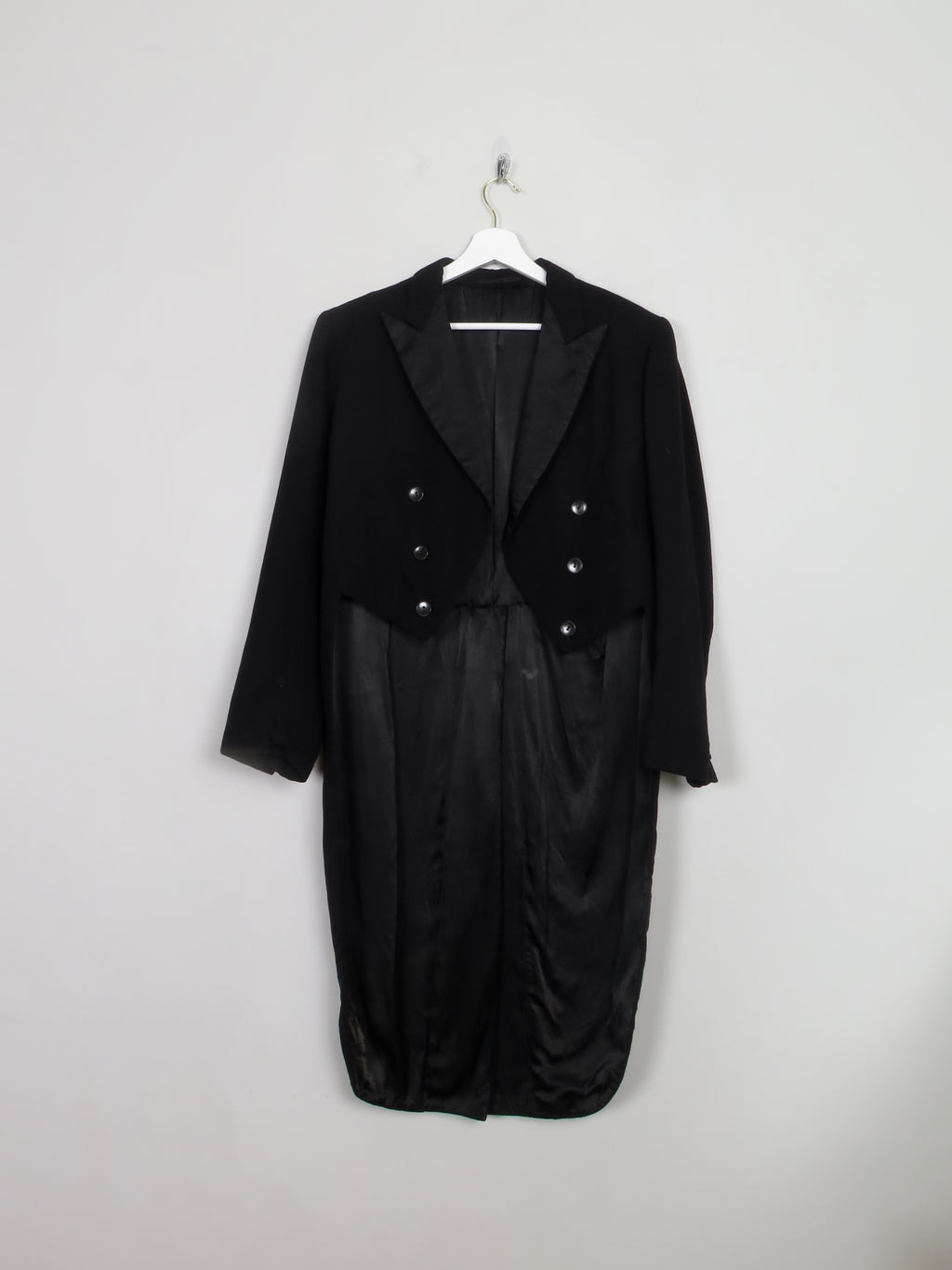 Vintage Black Evening Tails S/38