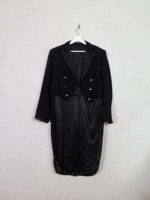 Vintage Black Evening Tails S/38