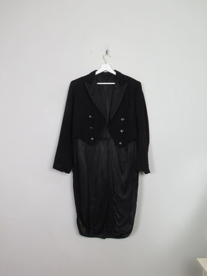 Vintage Black Evening Tails S/38
