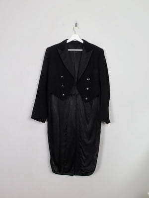 Vintage Black Evening Tails S/38