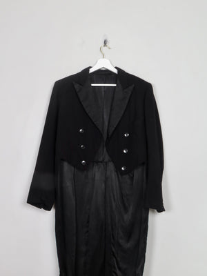 Vintage Black Evening Tails S/38