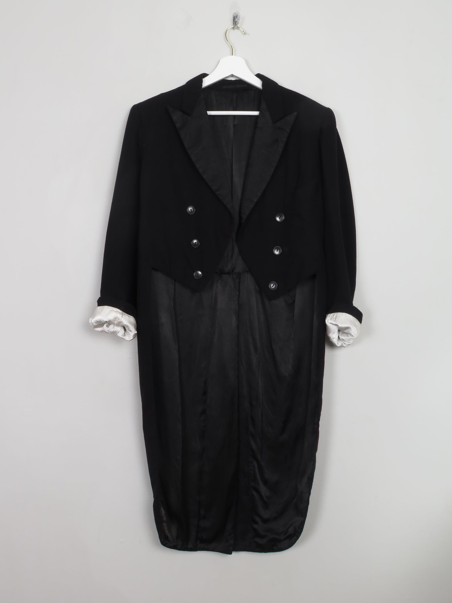 Vintage Black Evening Tails S/38