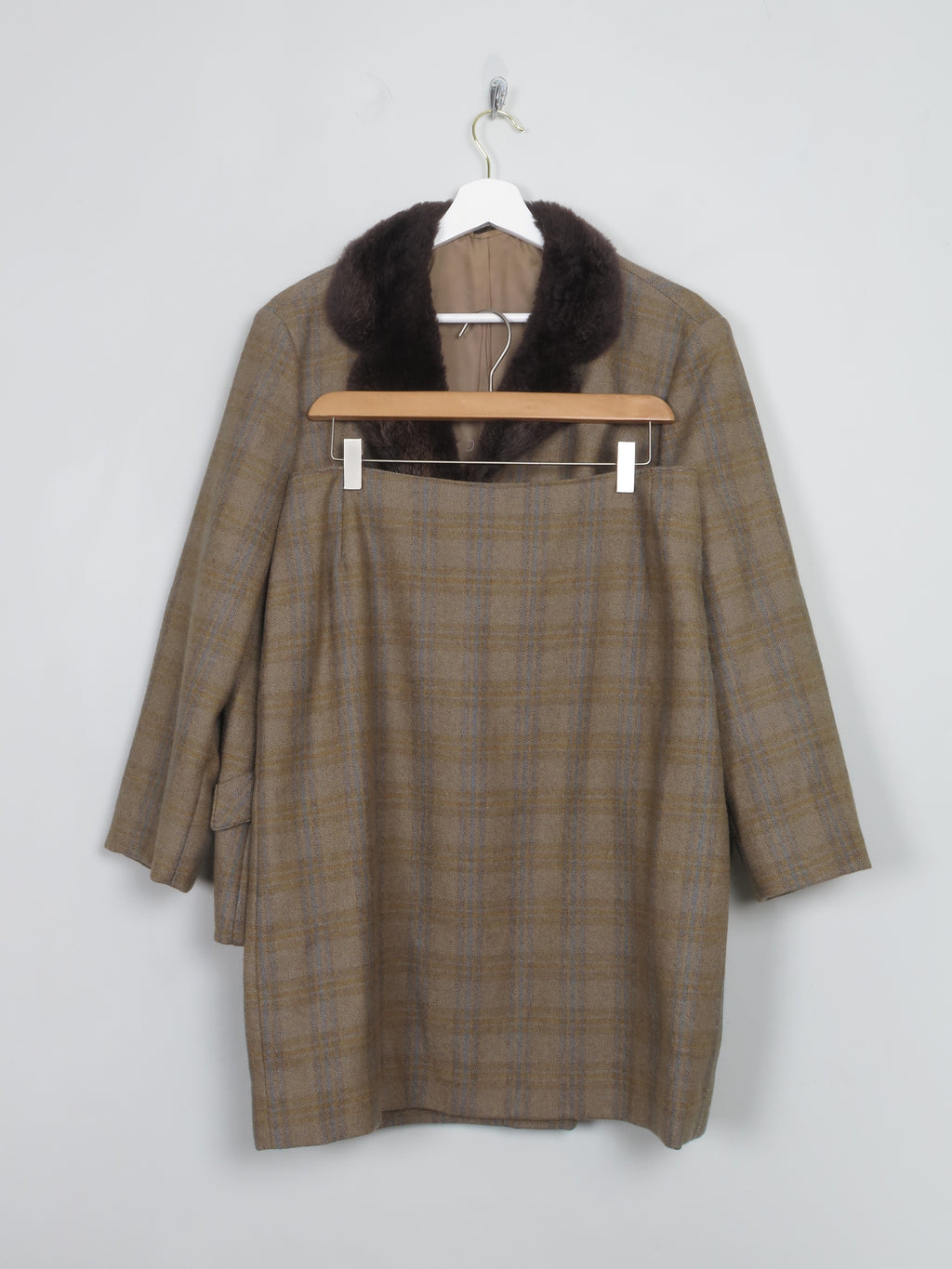 Women's Vintage Brown Suit L