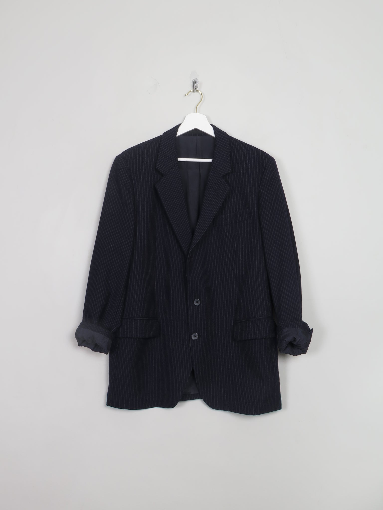 Men's Vintage Navy Pinstripe Jacket 40’