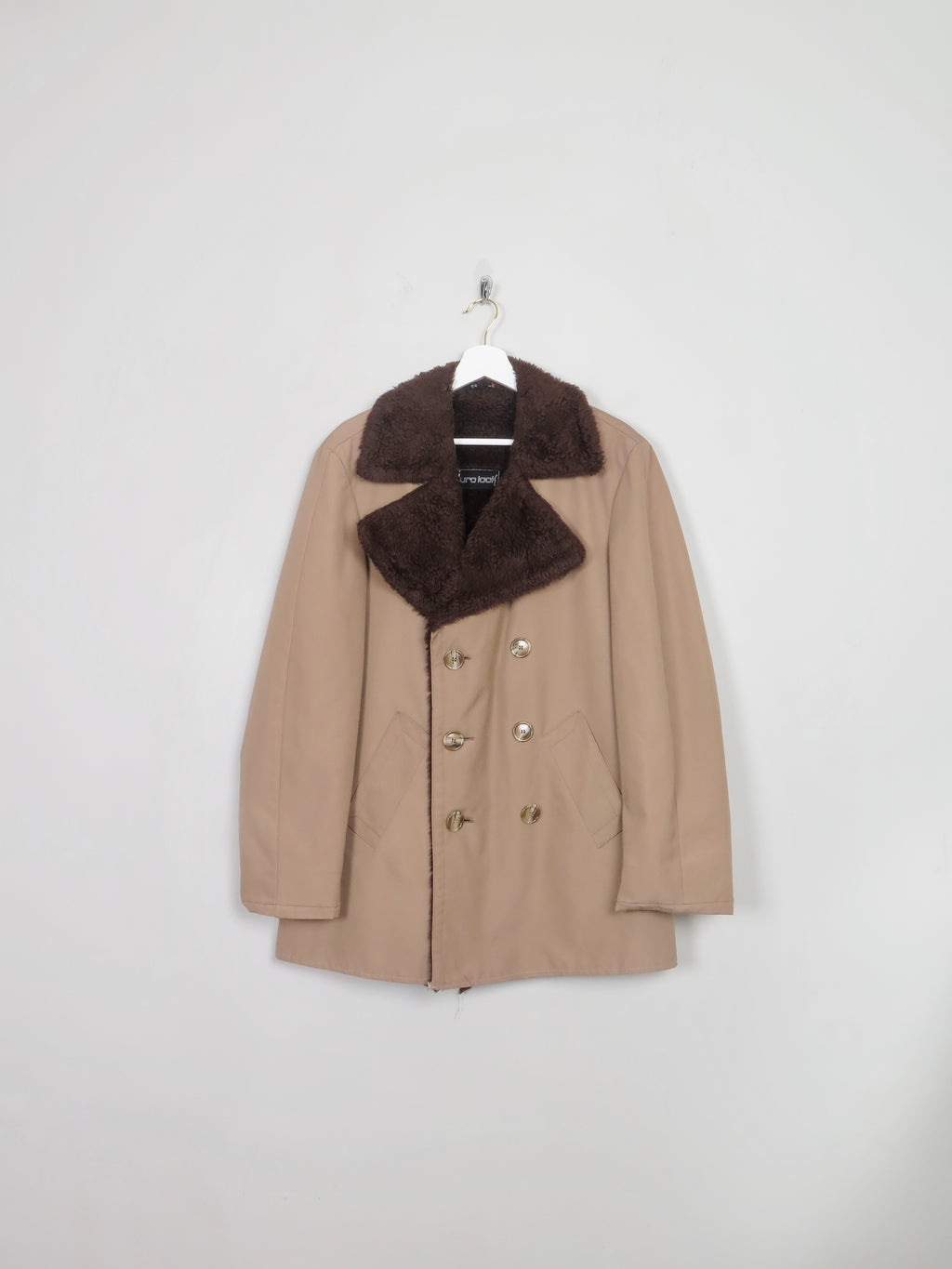 Men's Vintage Lined Short Coat 38”