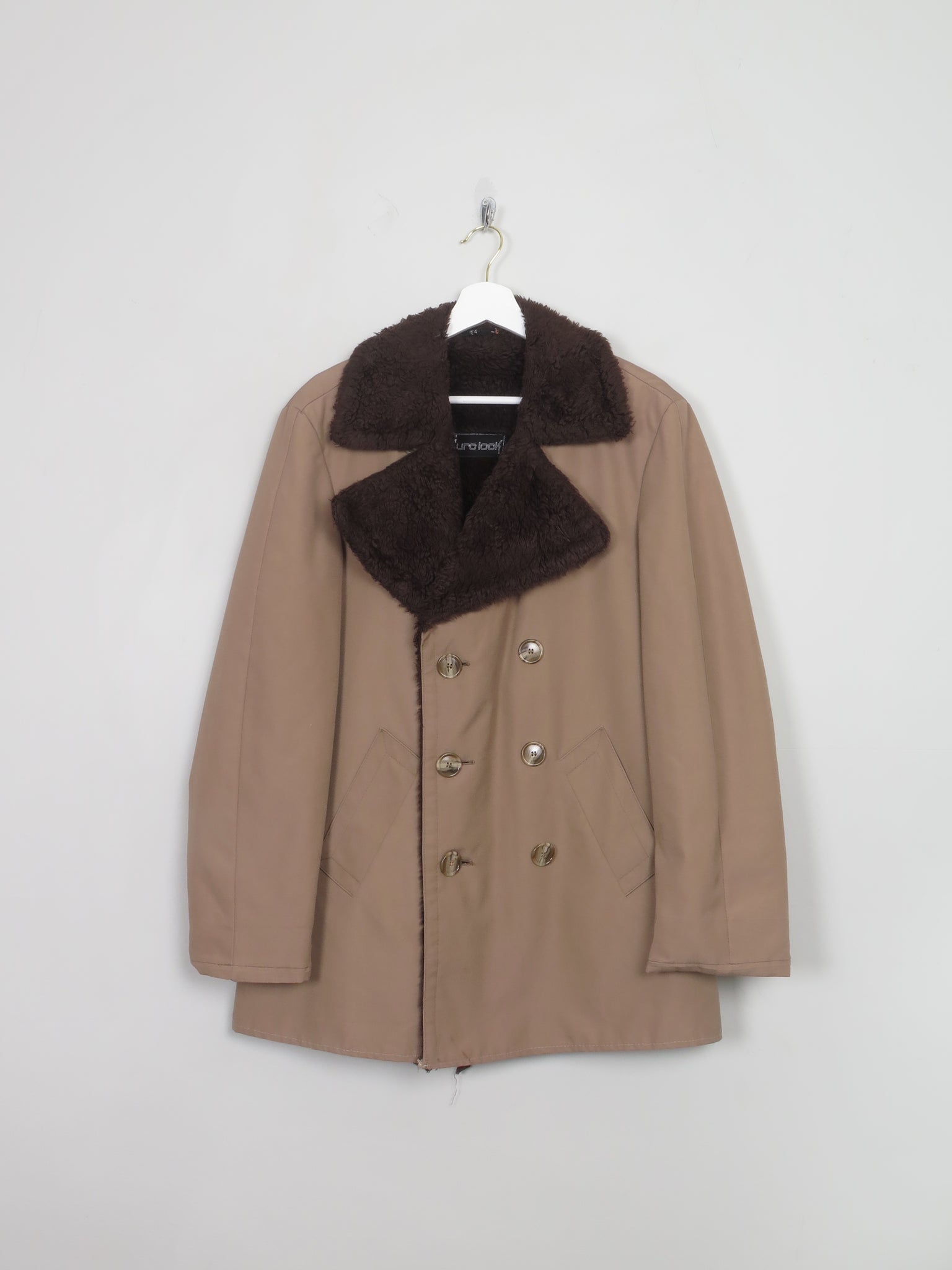Men's Vintage Lined Short Coat 38”