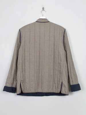 Women's Vintage Aquascutum Printed Check Quilted Jacket L
