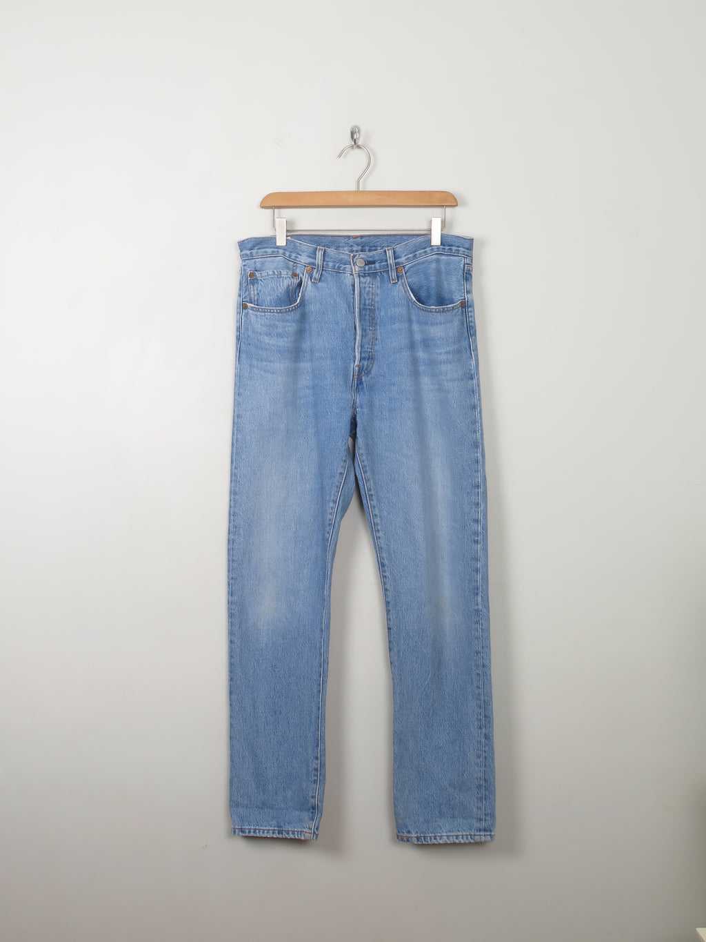 Men's Blue Levi's 501 Jeans 32" 30L - The Harlequin