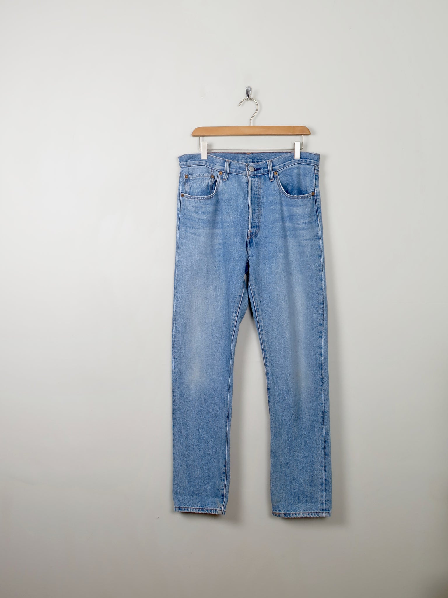 Men's Blue Levi's 501 Jeans 32" 30L - The Harlequin