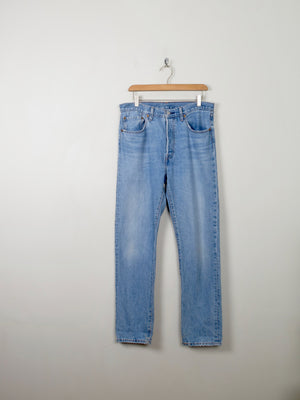 Men's Blue Levi's 501 Jeans 32" 30L - The Harlequin