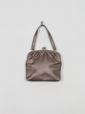 Women's Vintage Bronze Handbag - The Harlequin