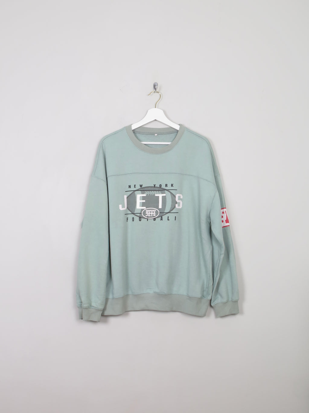 Men's Green Vintage Sweatshirt With Logo L - The Harlequin