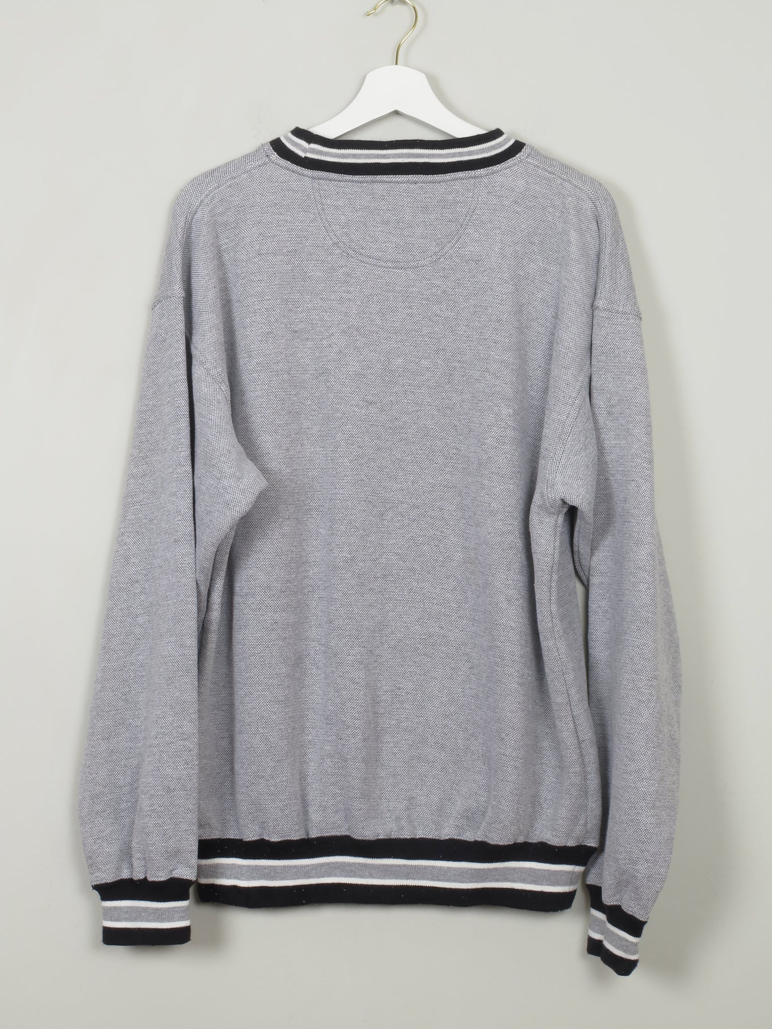 Men's Grey Vintage Sweatshirt M - The Harlequin