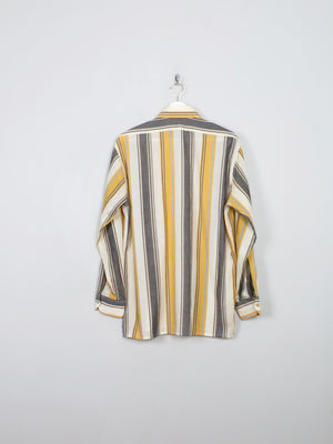 Men's Vintage Striped Shirt L - The Harlequin