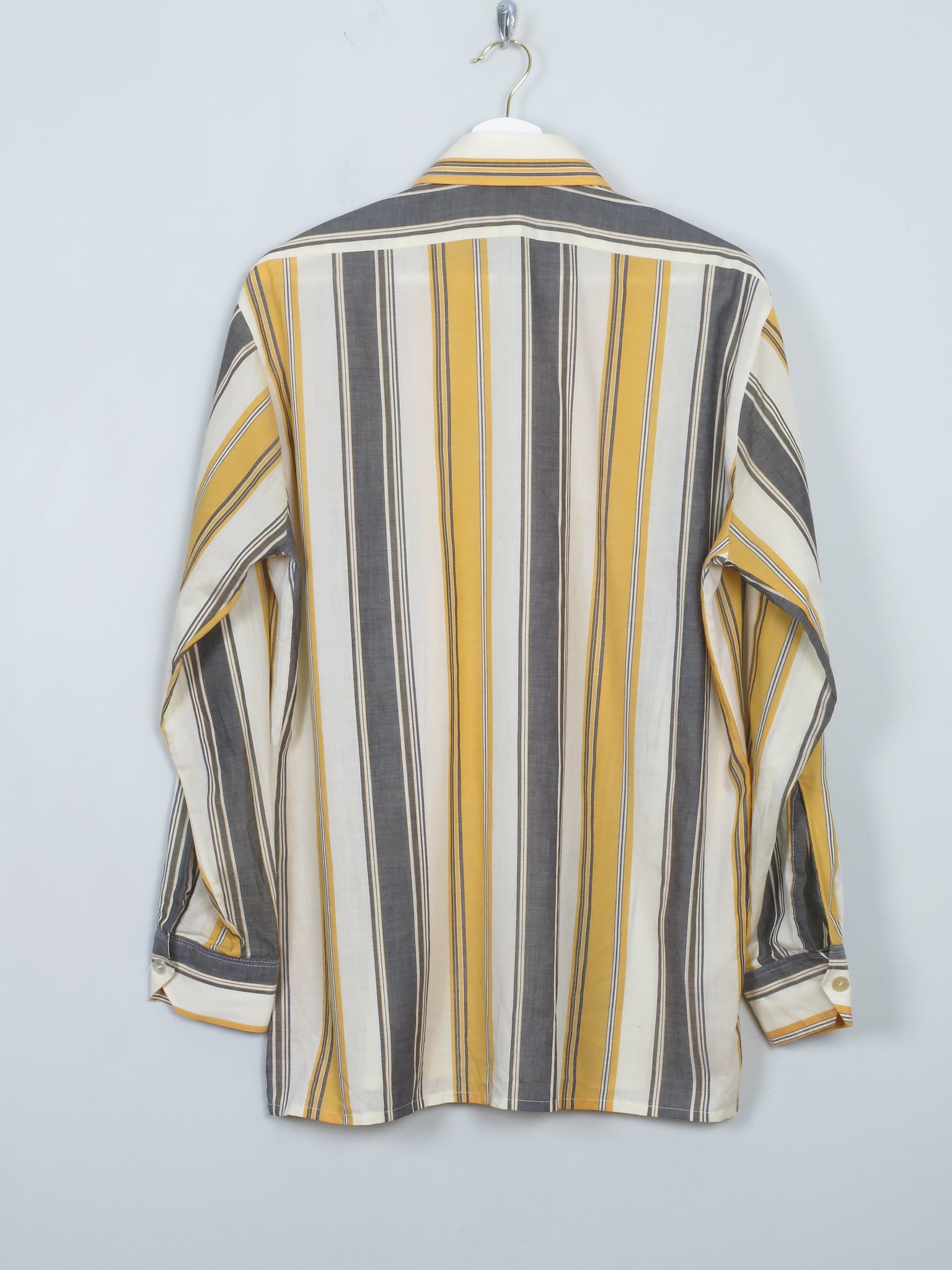 Men's Vintage Striped Shirt L - The Harlequin