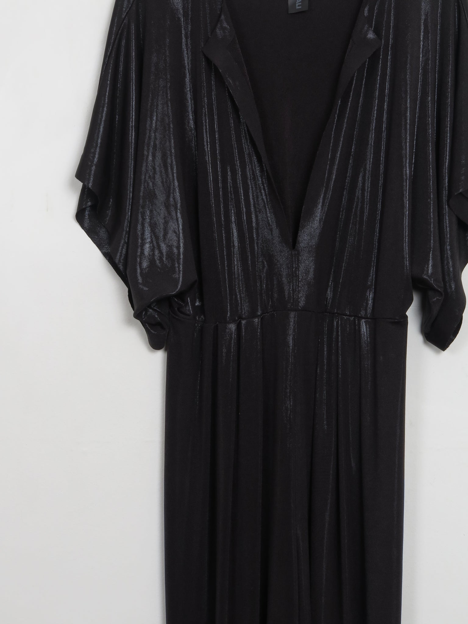 Vintage Style Black Norma Kamali Jumpsuit M - The Harlequin