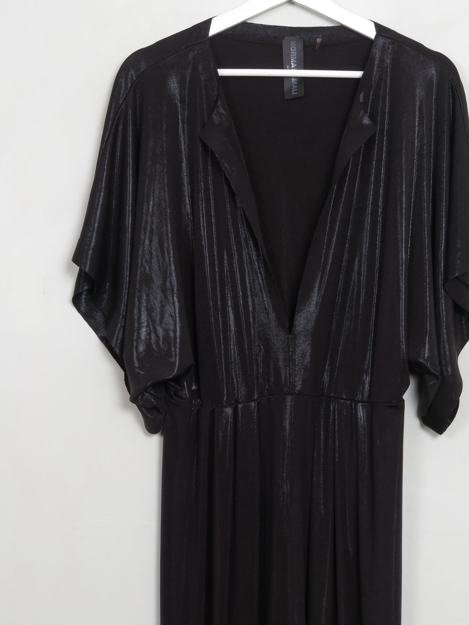 Vintage Style Black Norma Kamali Jumpsuit M - The Harlequin