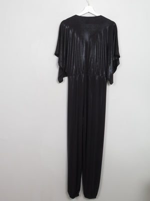 Vintage Style Black Norma Kamali Jumpsuit M - The Harlequin