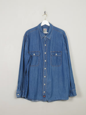 Men's Vintage Dickies Denim Shirt XXL - The Harlequin