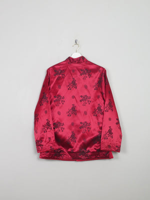 Women's Vintage Chinese  Reversible Satin Jacket S/M - The Harlequin