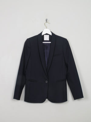 Women's Navy Sandro Jacket XS/36 - The Harlequin