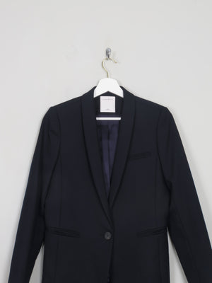 Women's Navy Sandro Jacket XS/36 - The Harlequin