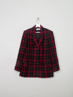 Women's Vintage Tartan Blazer M/L - The Harlequin