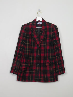 Women's Vintage Tartan Blazer M/L - The Harlequin