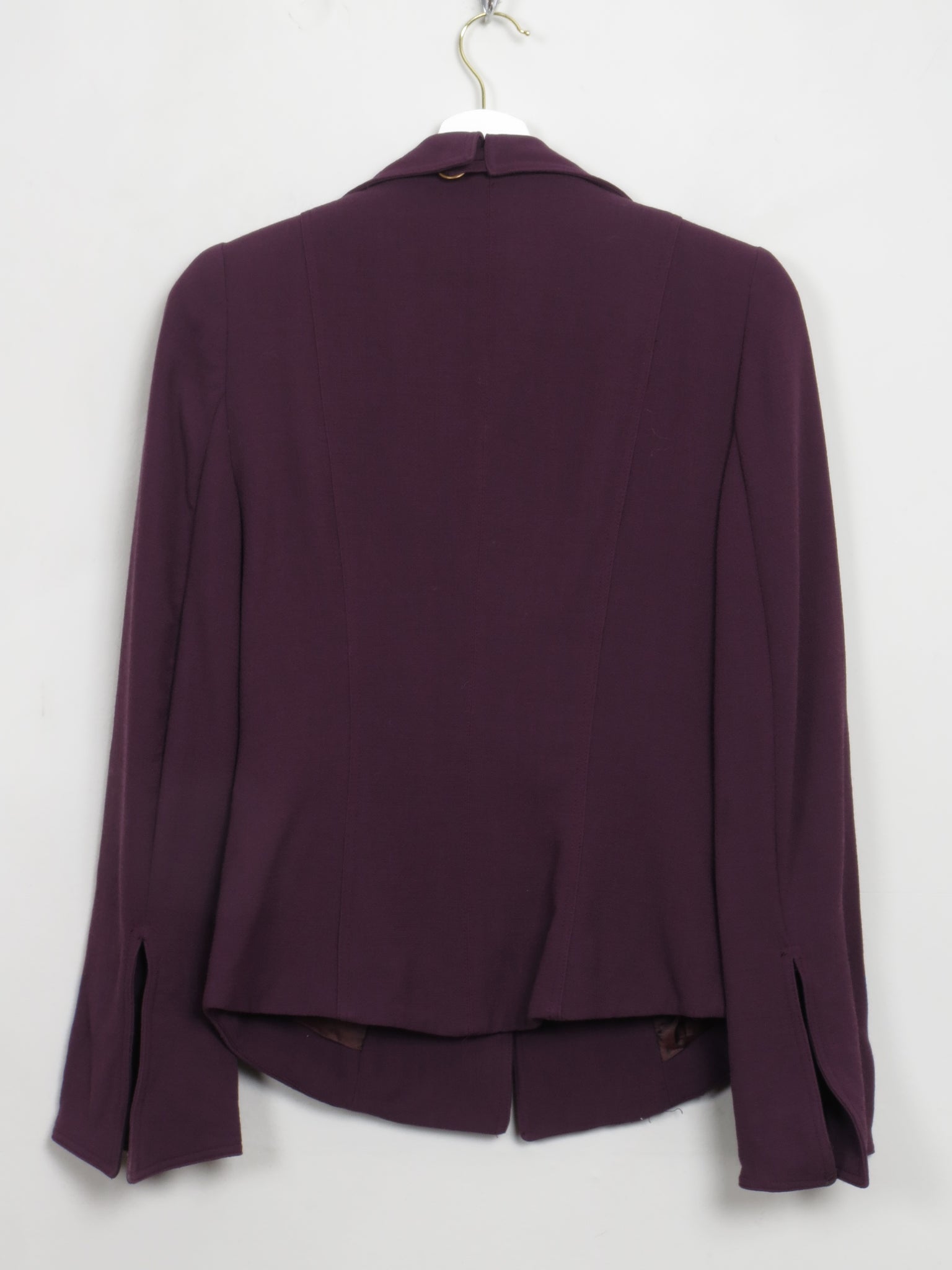 Vintage Women's Plum Tailored Jacket XS/S - The Harlequin