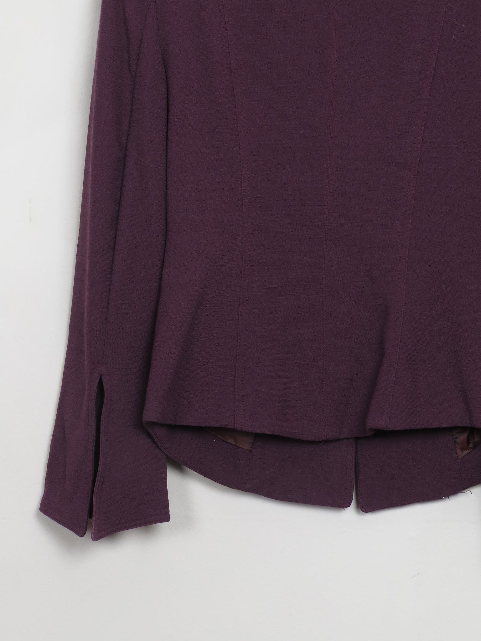 Vintage Women's Plum Tailored Jacket XS/S - The Harlequin
