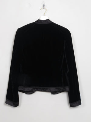 Women's Vintage Jaegar Black Velvet Bolero Jacket XS