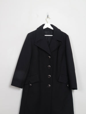 Women's Vintage Black 1960s Coat L