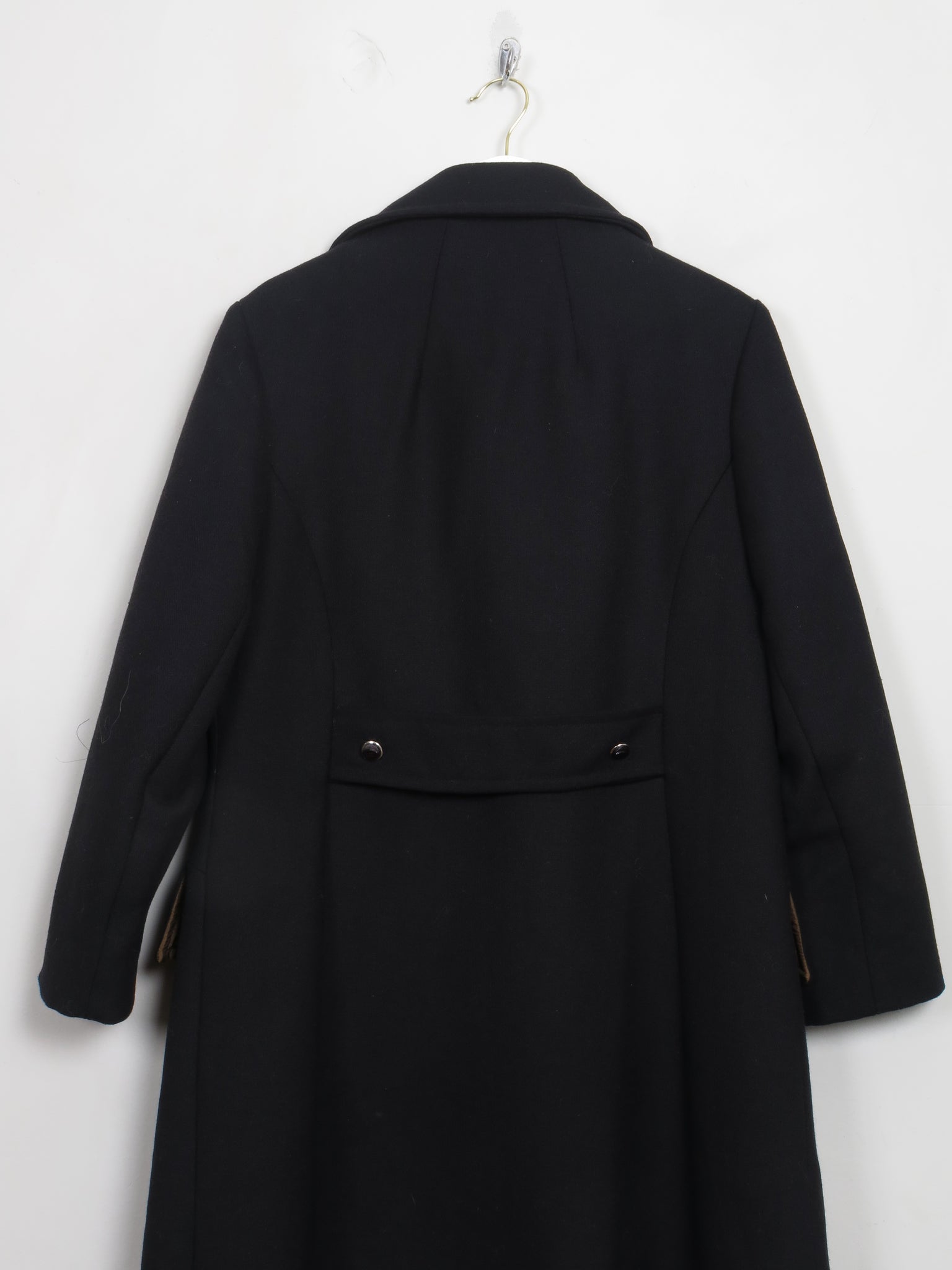 Women's Vintage Black 1960s Coat L