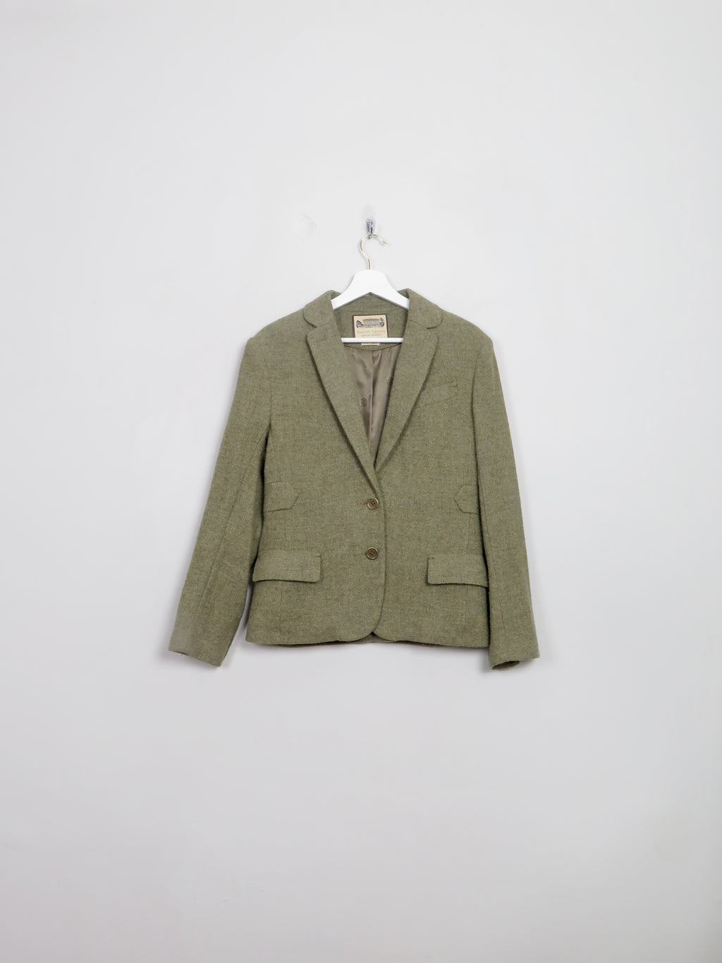 Women's Green Tweed Tailored Easton Neston Jacket S