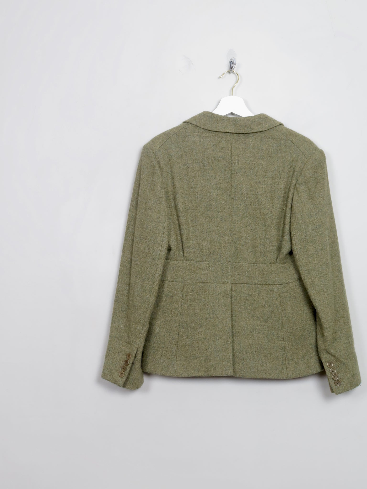 Women's Green Tweed Tailored Easton Neston Jacket S
