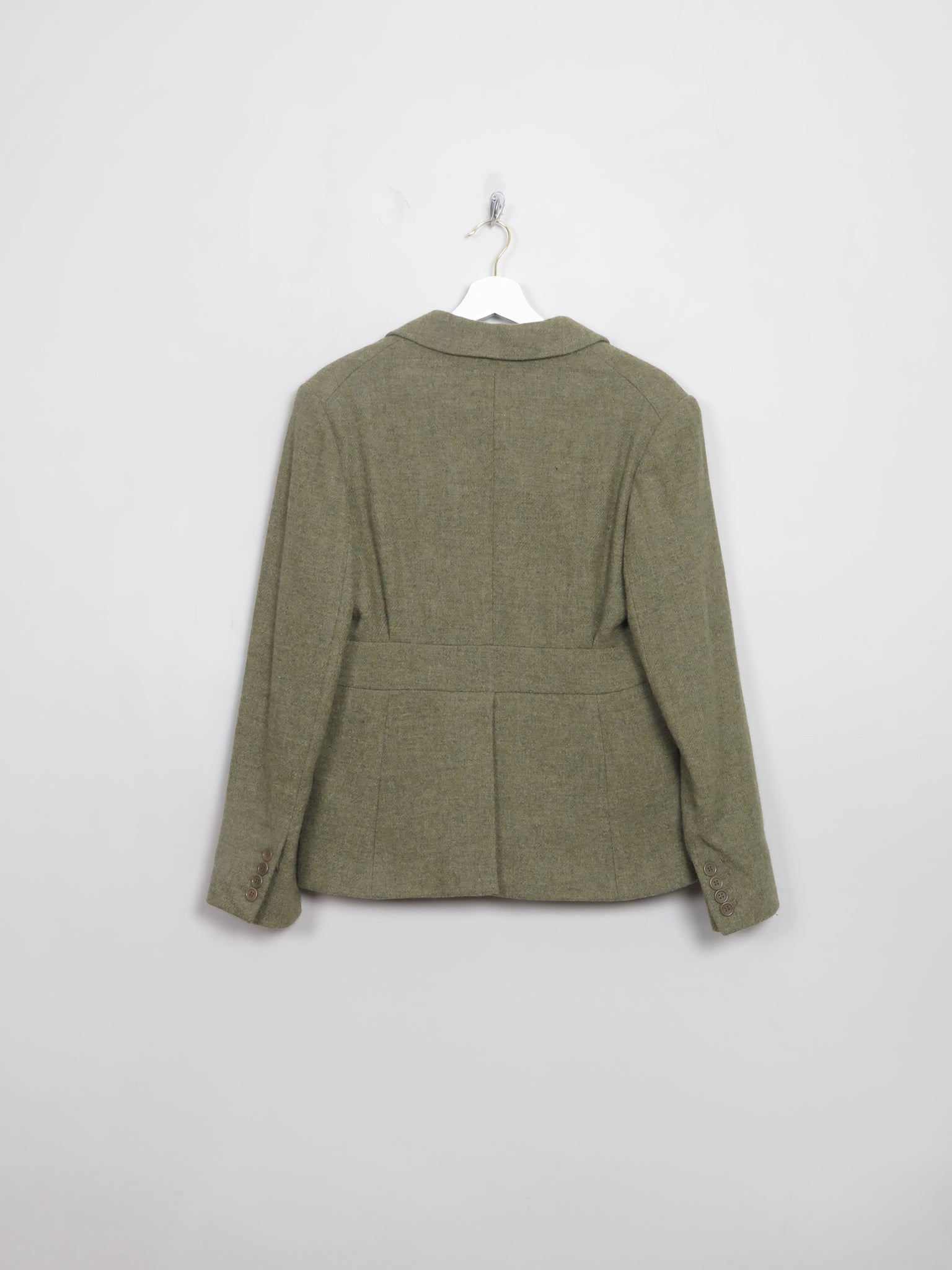 Women's Green Tweed Tailored Easton Neston Jacket S