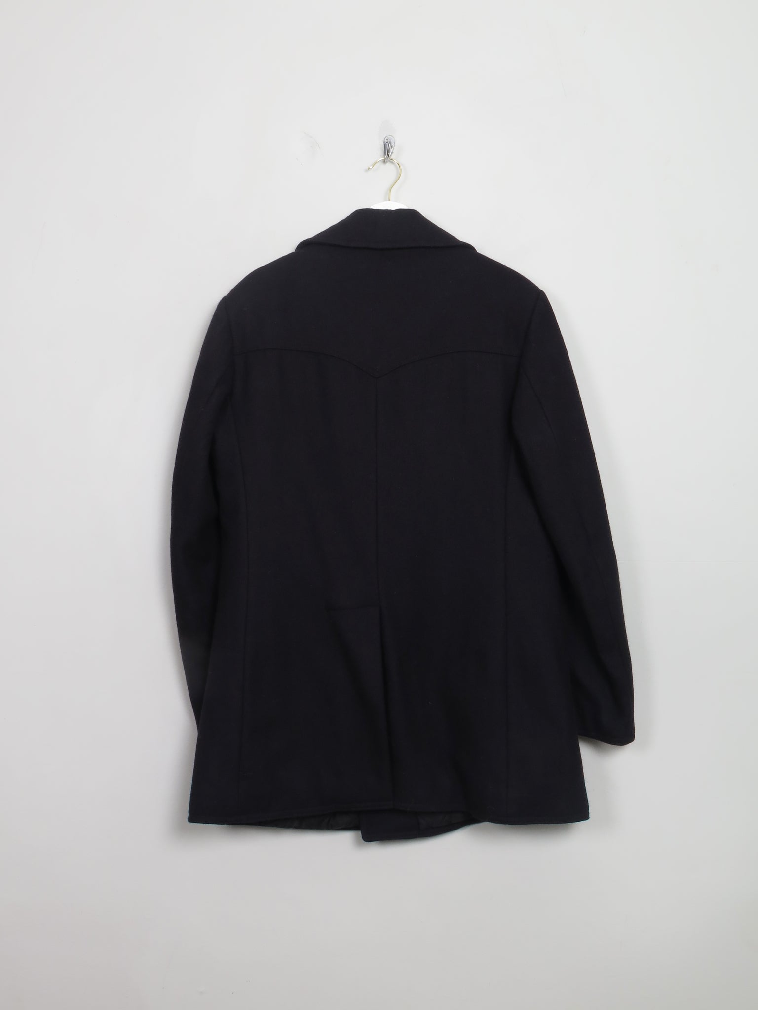 Men's Vintage Navy Peacoat 40" M - The Harlequin