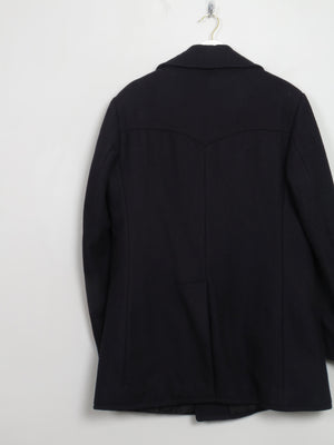 Men's Vintage Navy Peacoat 40" M - The Harlequin