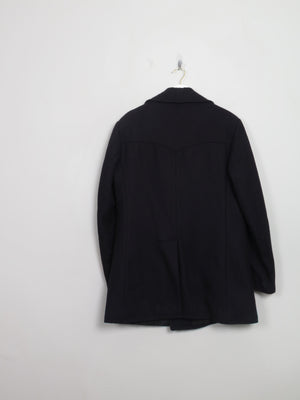 Men's Vintage Navy Peacoat 40" M - The Harlequin