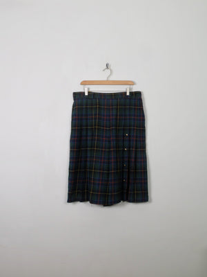 Women's Vintage Tartan Culottes L/XL - The Harlequin