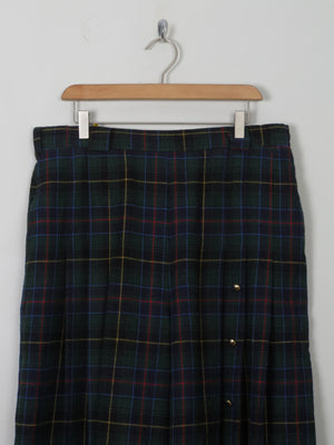 Women's Vintage Tartan Culottes L/XL - The Harlequin