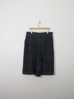 Women's Vintage Tartan Culottes L/XL - The Harlequin